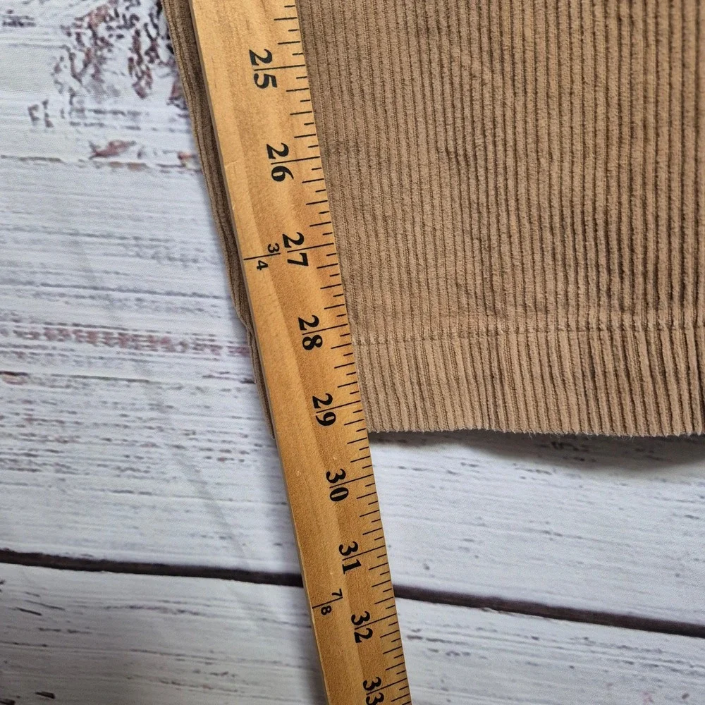 Brooks Brothers 346 Mens Corduroy Pants Tan Brown Cotton Chinos 34x32